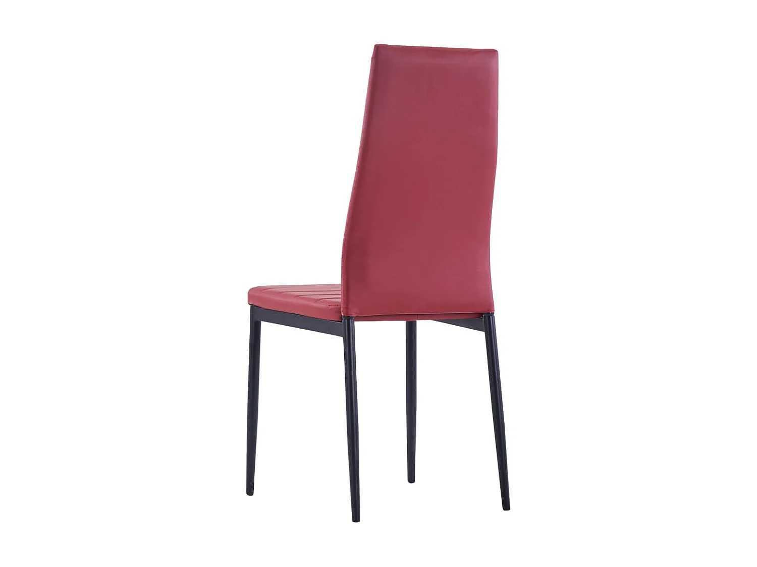 Mobilier de salle à manger 7 pcs Rouge bordeaux