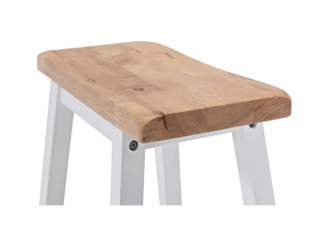 Bar Set 3 Stück MDF Weiß