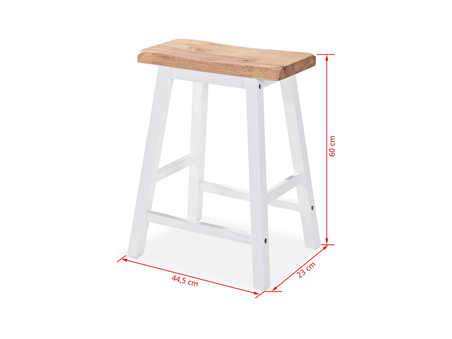 3-delige Barset MDF wit