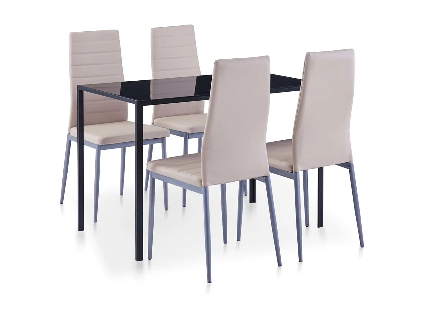 Ensemble de salle à manger 5 pcs Cappuccino