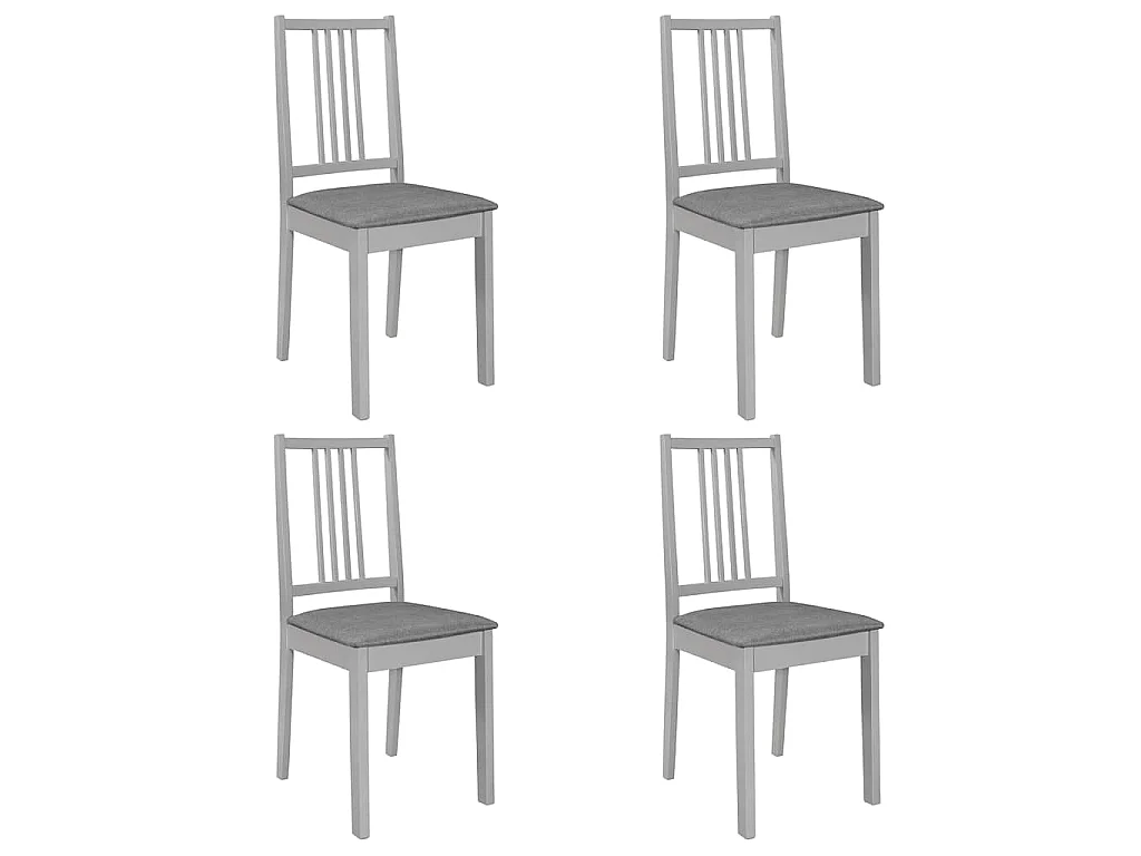 Mobilier de salle à manger 5 pcs MDF Gris