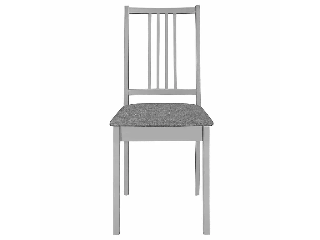 Mobilier de salle à manger 5 pcs MDF Gris