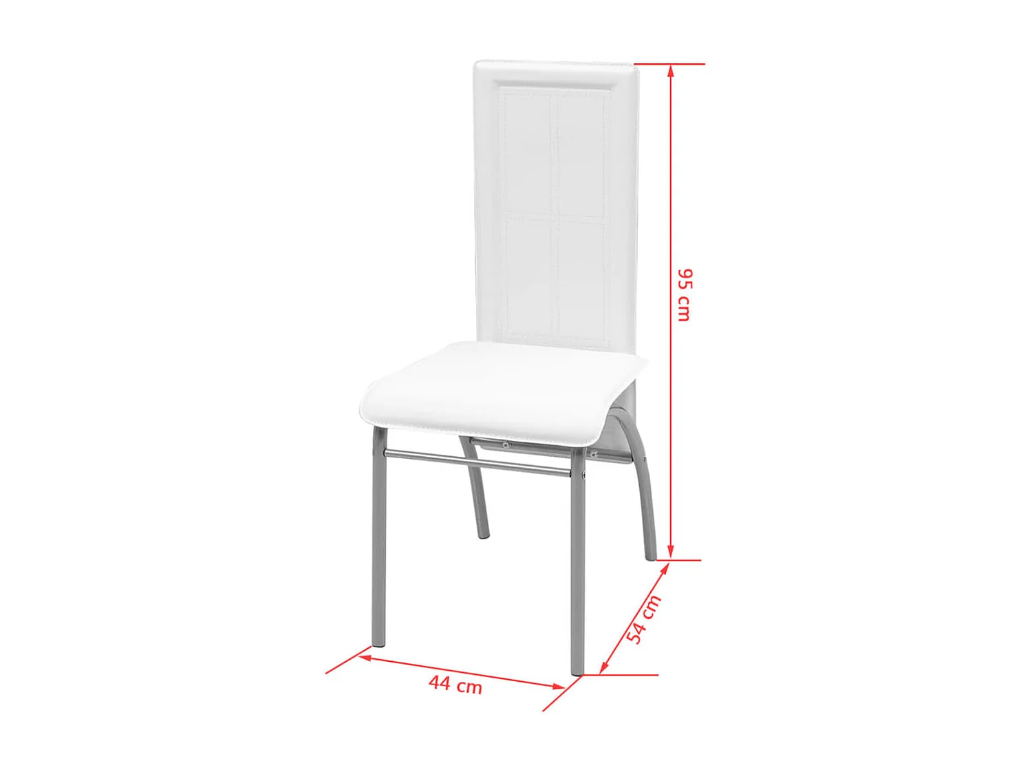 Jeu de salle à manger 5 pcs Blanc