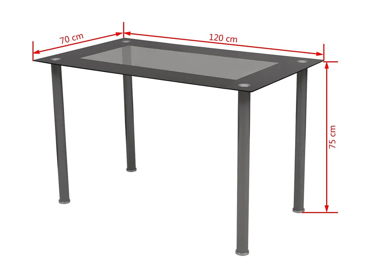 Jeu de salle à manger 5 pcs Blanc
