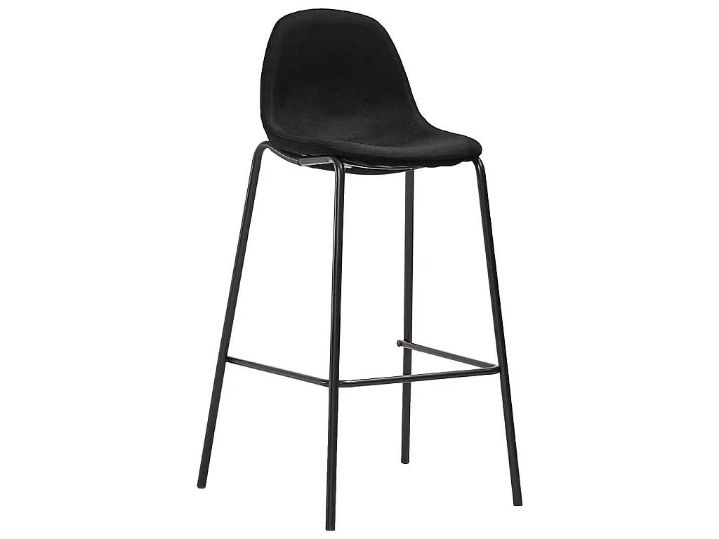 Set da Bar 5 pz in Tessuto Nero