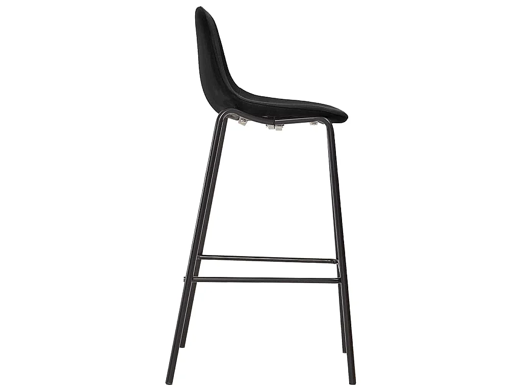 Set da Bar 5 pz in Tessuto Nero