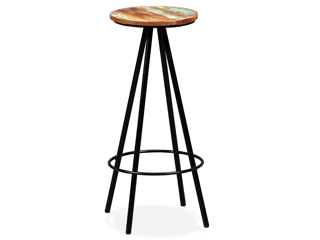 Set da Bar 7 pz in Legno Massello di Recupero