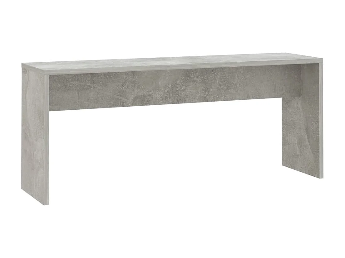 3-delige Eethoekset bewerkt hout betongrijs