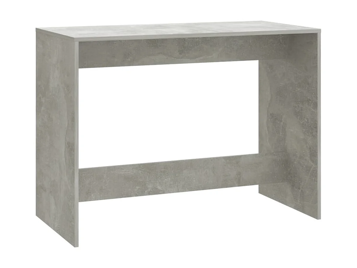 Juego de comedor 3 piezas madera contrachapada gris hormigón