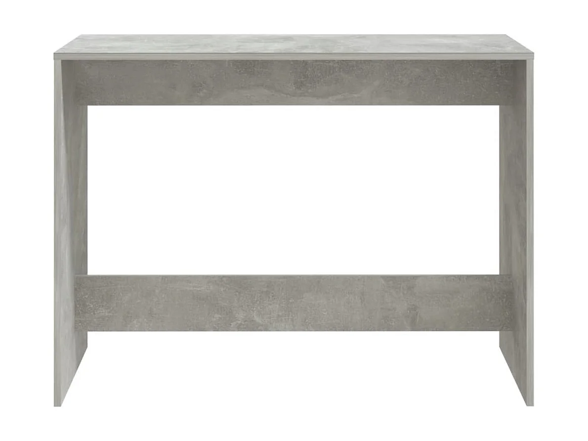 Juego de comedor 3 piezas madera contrachapada gris hormigón