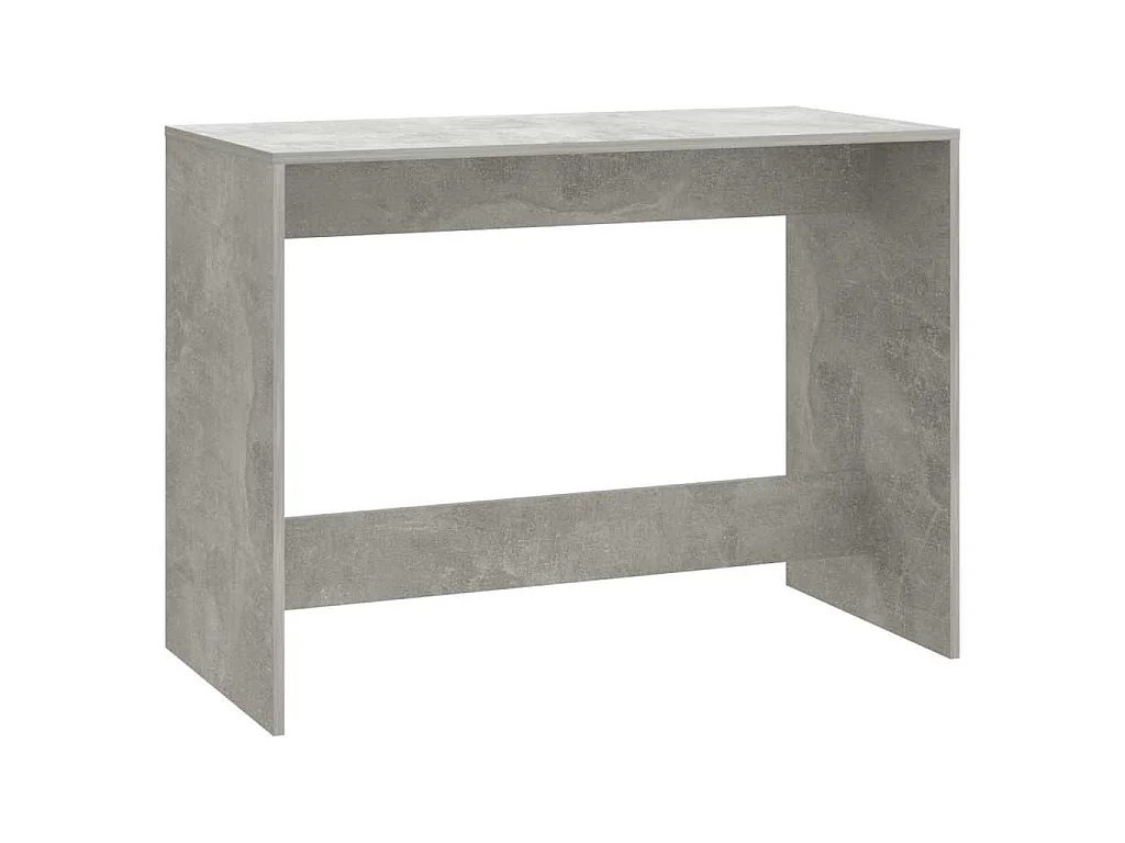 Ensemble à manger 3 pcs Gris béton Bois d'ingénierie