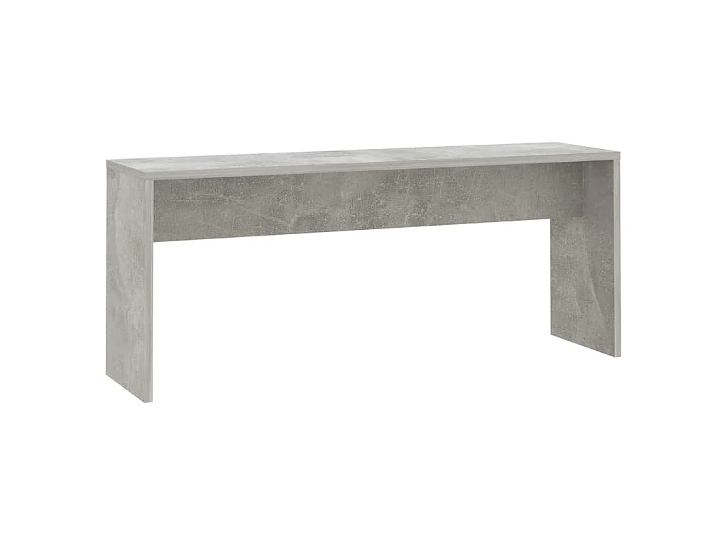 Ensemble à manger 3 pcs Gris béton Bois d'ingénierie