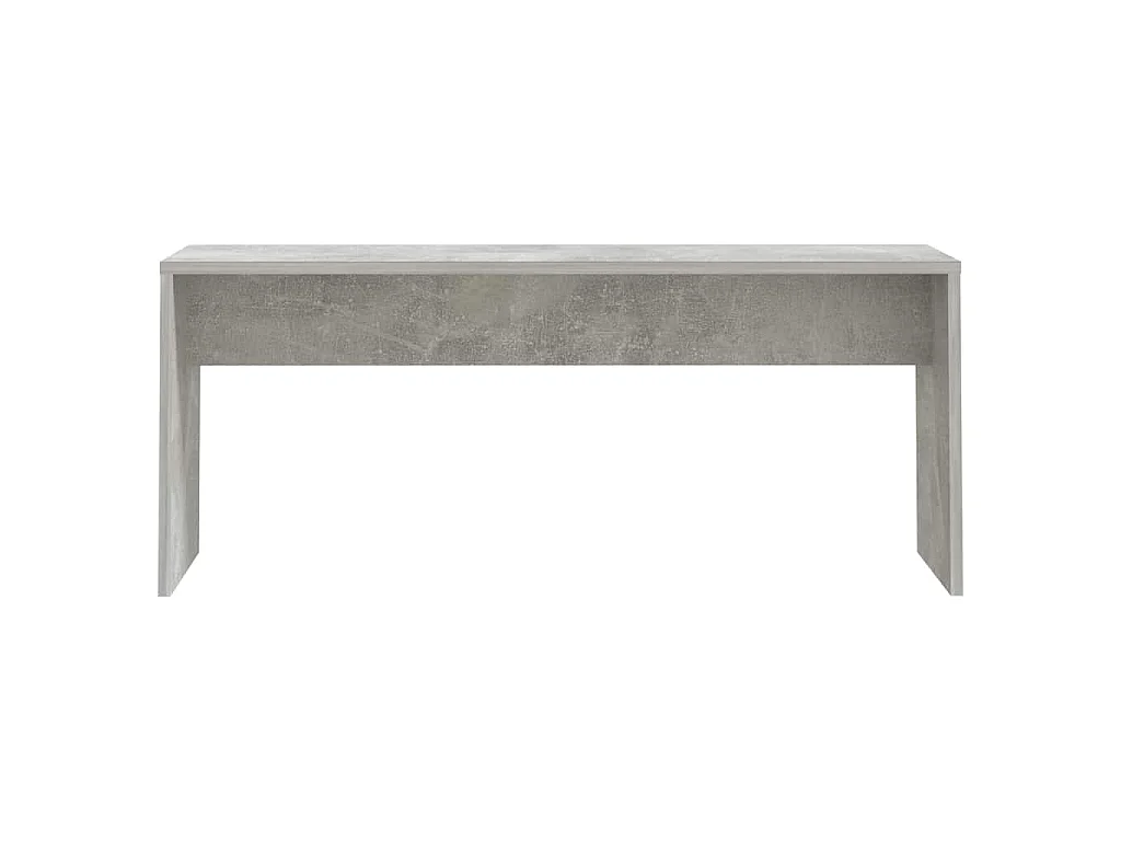 Ensemble à manger 3 pcs Gris béton Bois d'ingénierie