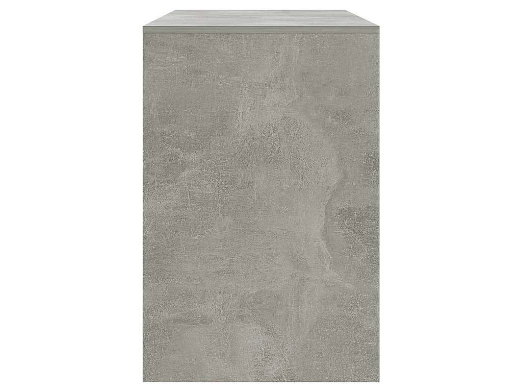 Ensemble à manger 3 pcs Gris béton Bois d'ingénierie