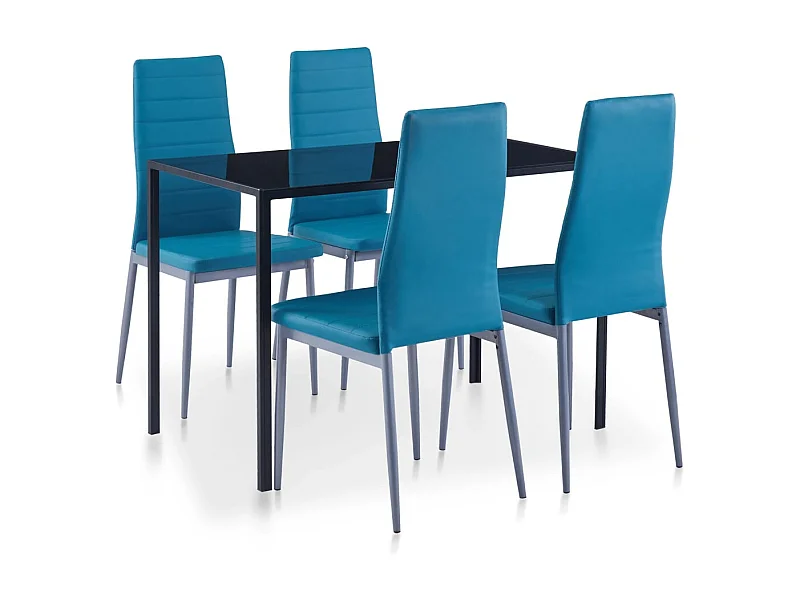 Conjunto de jantar 5 pcs azul