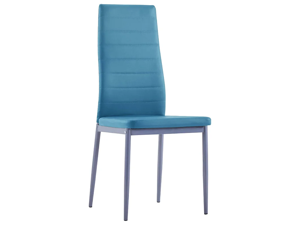 Ensemble de salle à manger 5 pcs Bleu