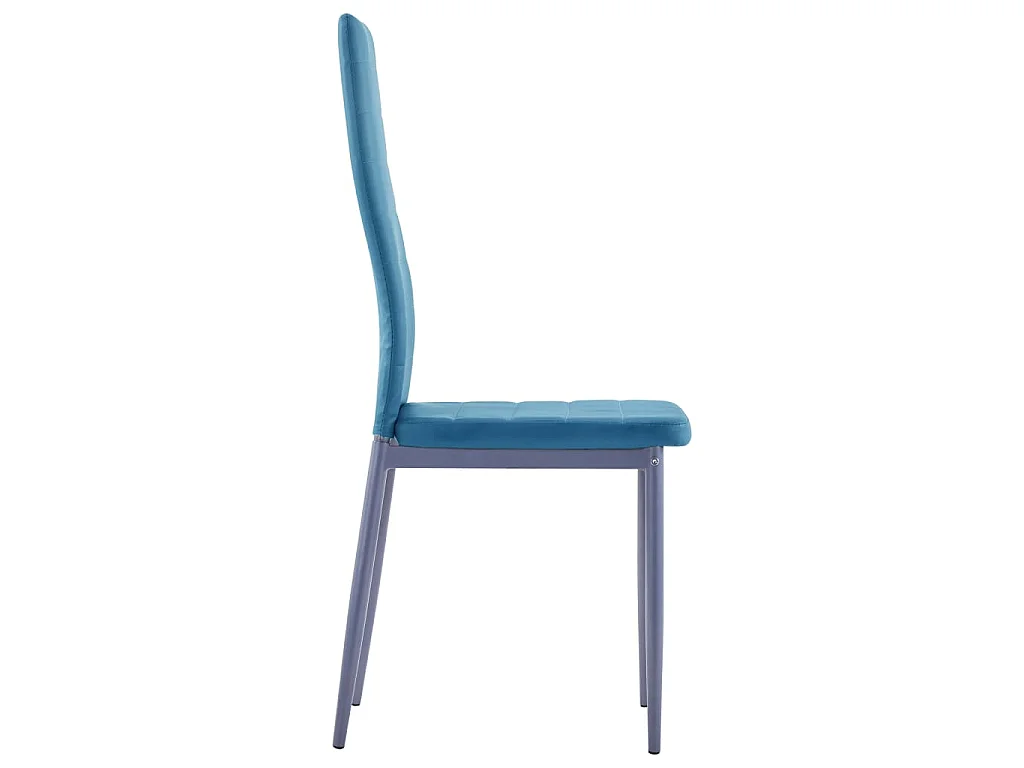 Ensemble de salle à manger 5 pcs Bleu