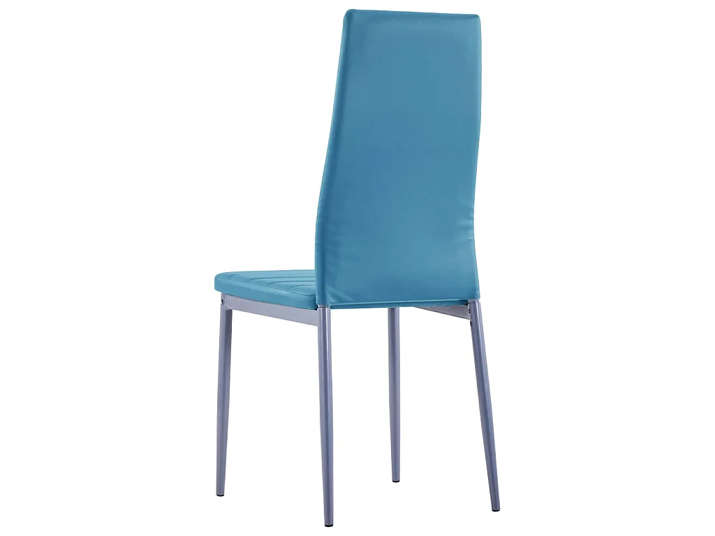 Ensemble de salle à manger 5 pcs Bleu
