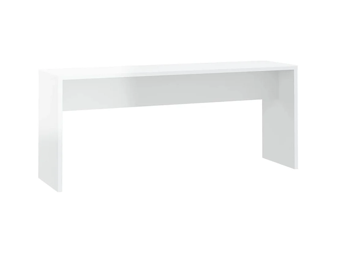 3-delige Eethoekset bewerkt hout hoogglans wit