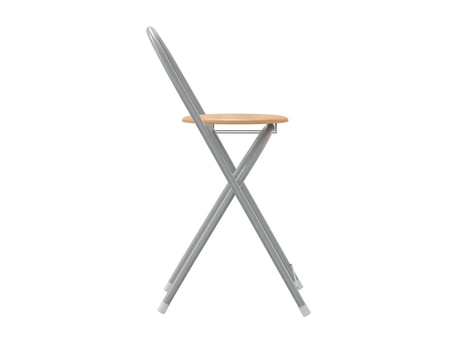 Ensemble de bar 3 pcs gris et marron bois d'ingénierie et fer