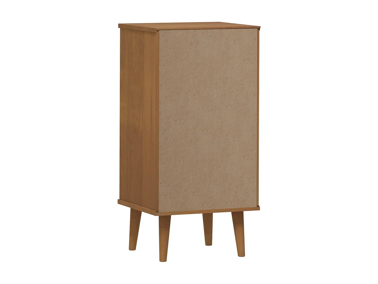 Commode MOLDE Marron 40x35x82 cm Bois de pin massif
