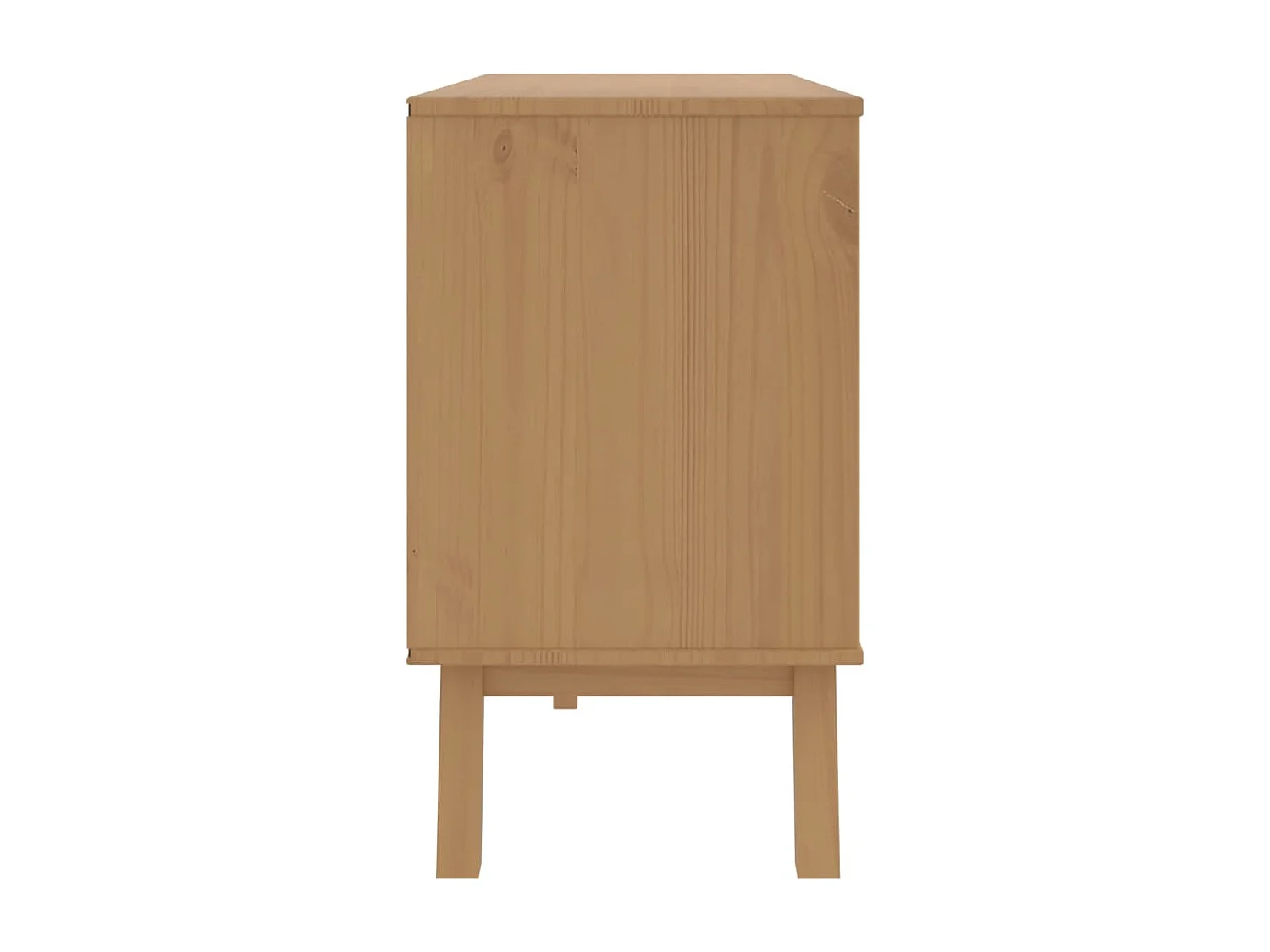 Schubladenschrank OLDEN Braun Massivholz Kiefer