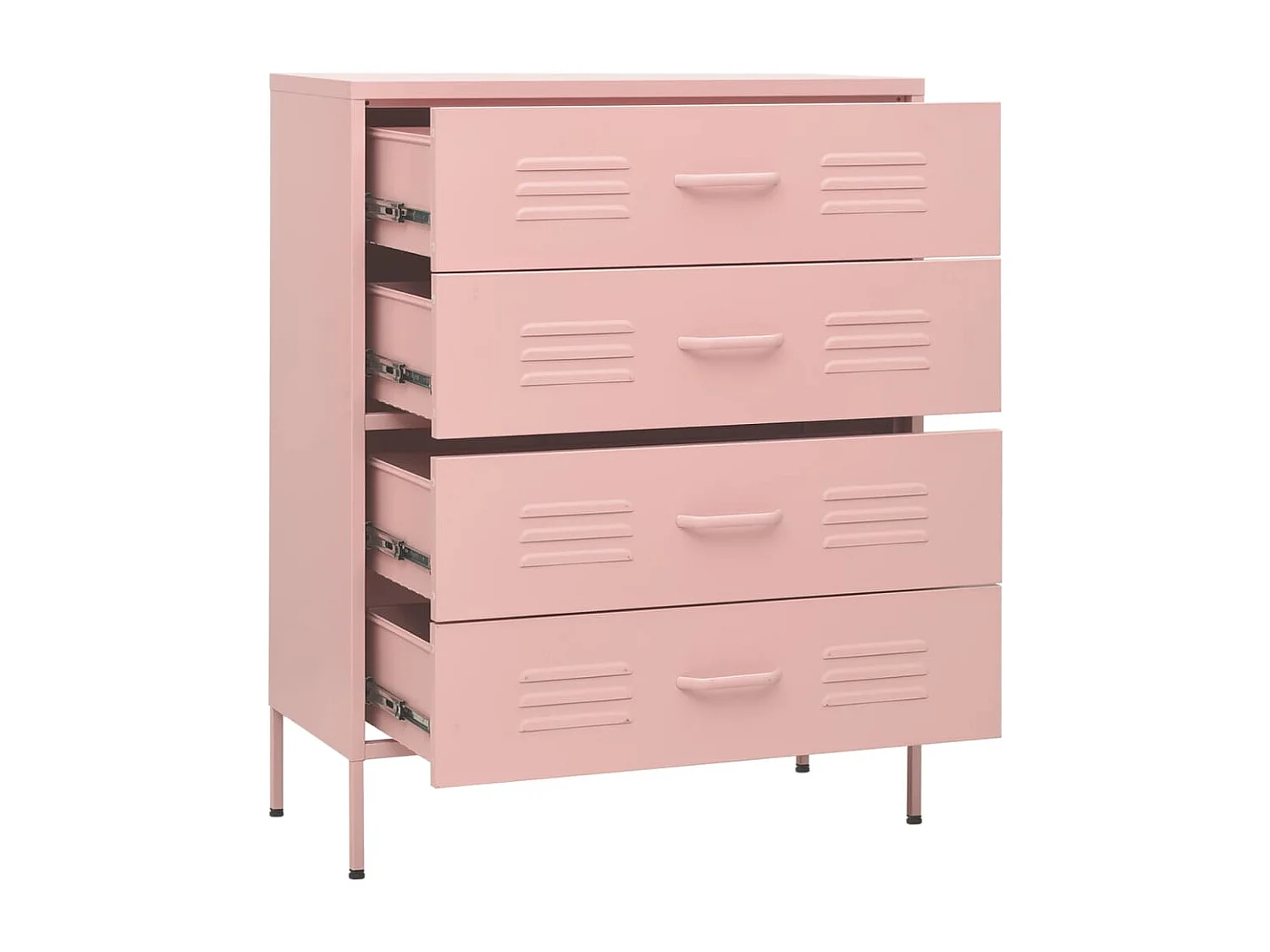 Kommode Rosa 80x35x101,5 cm Stahl