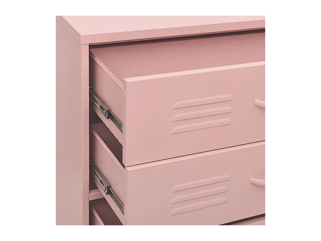 Kommode Rosa 80x35x101,5 cm Stahl