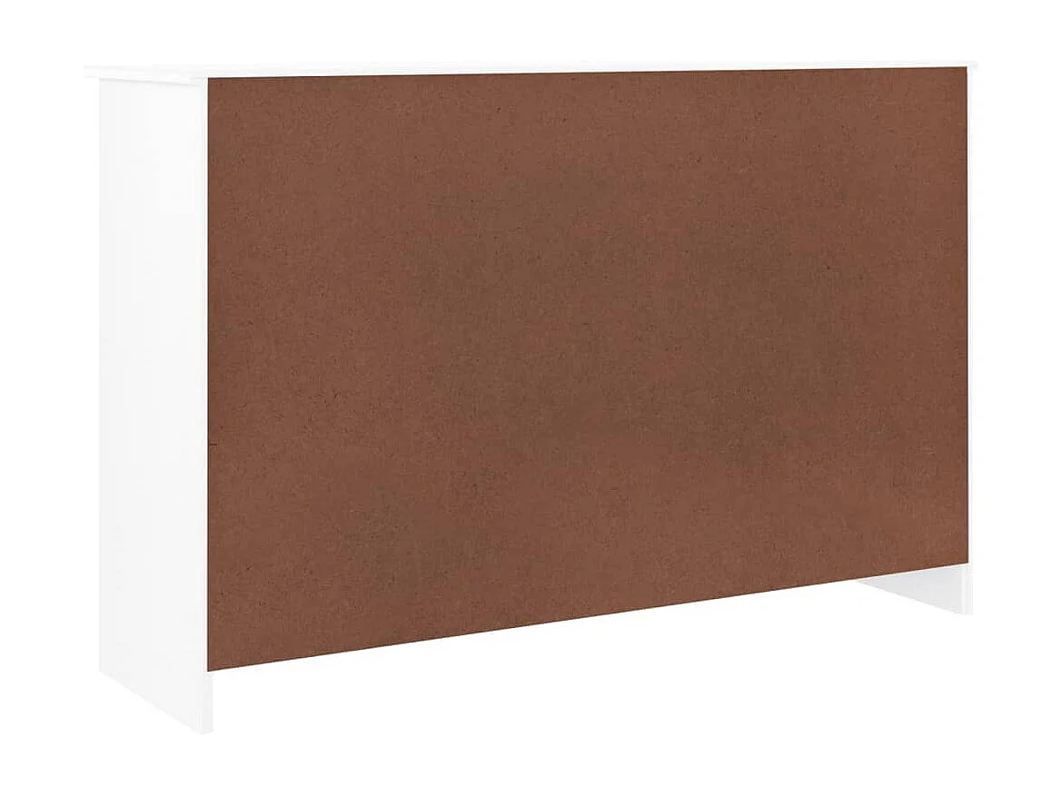 Kommode ALTA Weiß 112x35x73 cm Massivholz Kiefer