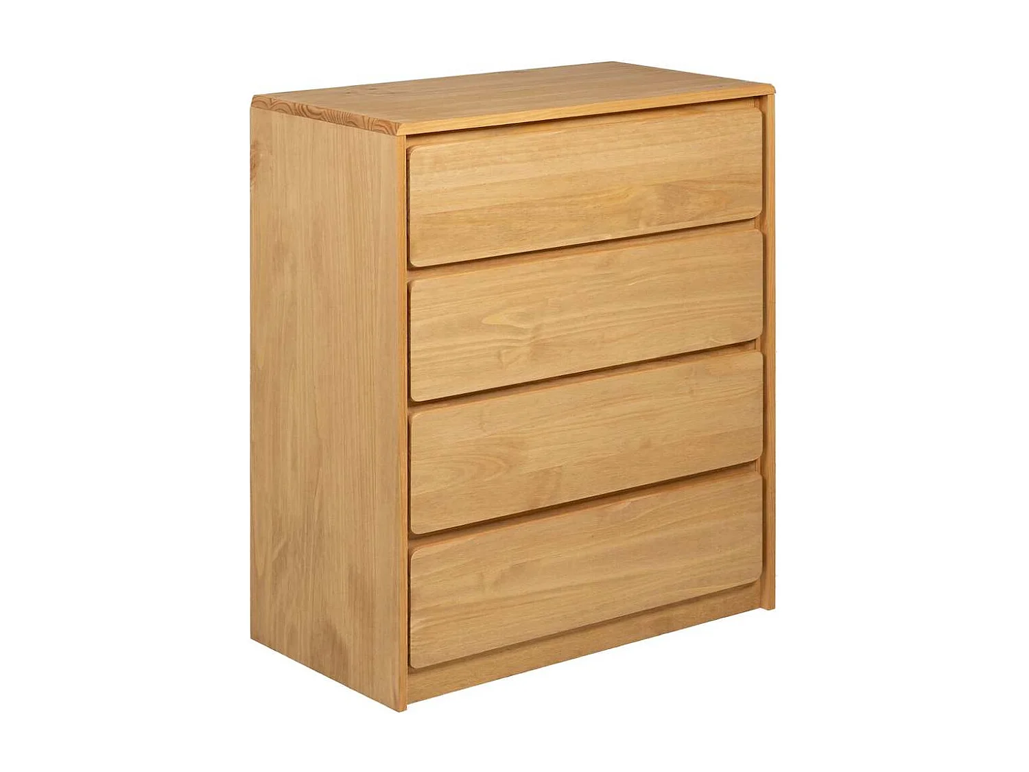 Ladekast SAUDA 76,5x39x91 cm massief grenenhout eikenkleurig