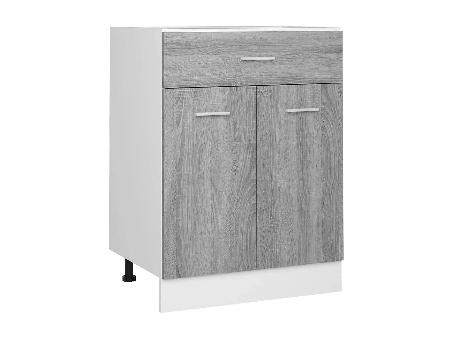 Armoire à tiroirs "Lyon" Gris Sonoma 60 x 46 x 81,5 cm Bois d'ingénierie