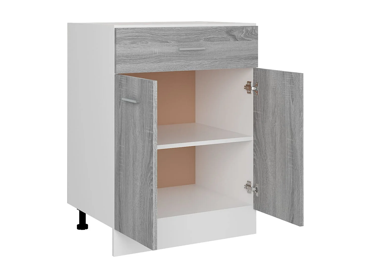 Armoire à tiroirs "Lyon" Gris Sonoma 60 x 46 x 81,5 cm Bois d'ingénierie