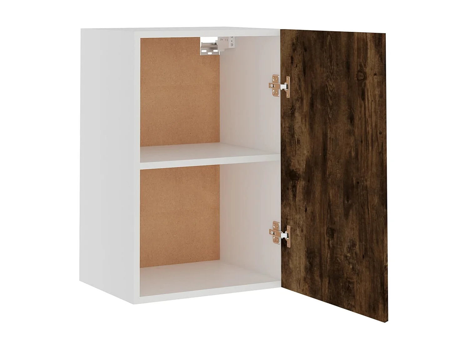 Armoire suspendue "Lyon" Chêne fumé 39,5 x 31 x 60 cm Bois d'ingénierie
