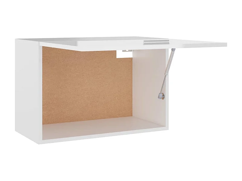 Hängeschrank Hochglanz-Weiß 60x31x40 cm Holzwerkstoff