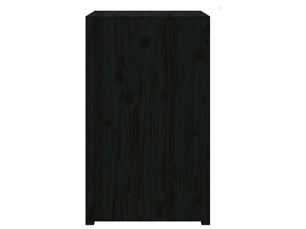 Armário de cozinha p/ exterior MEPPEL 55x55x92 cm pinho maciço preto