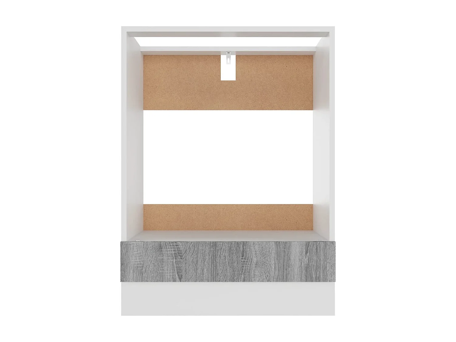 Meuble de four "Riga" Gris Sonoma 60 x 46 x 81,5 cm Bois d'ingénierie