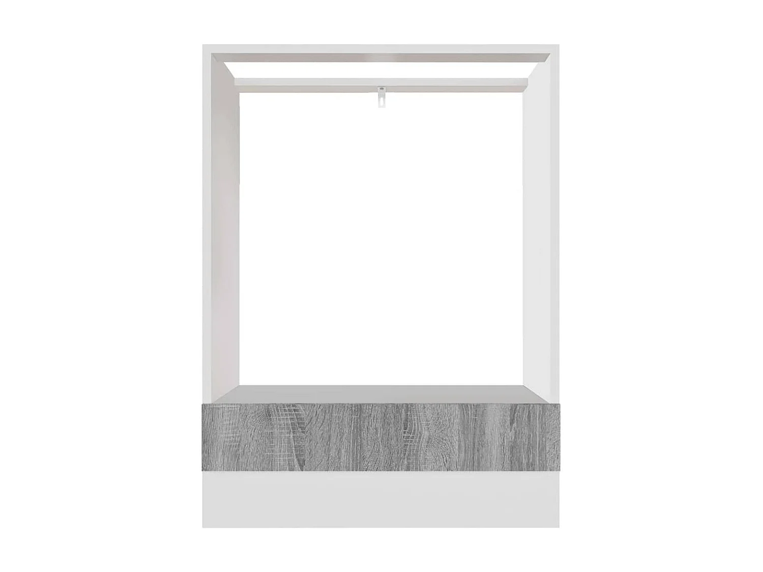 Ovenkast Lyon 60x46x81,5 cm grijs sonoma eikenkleurig