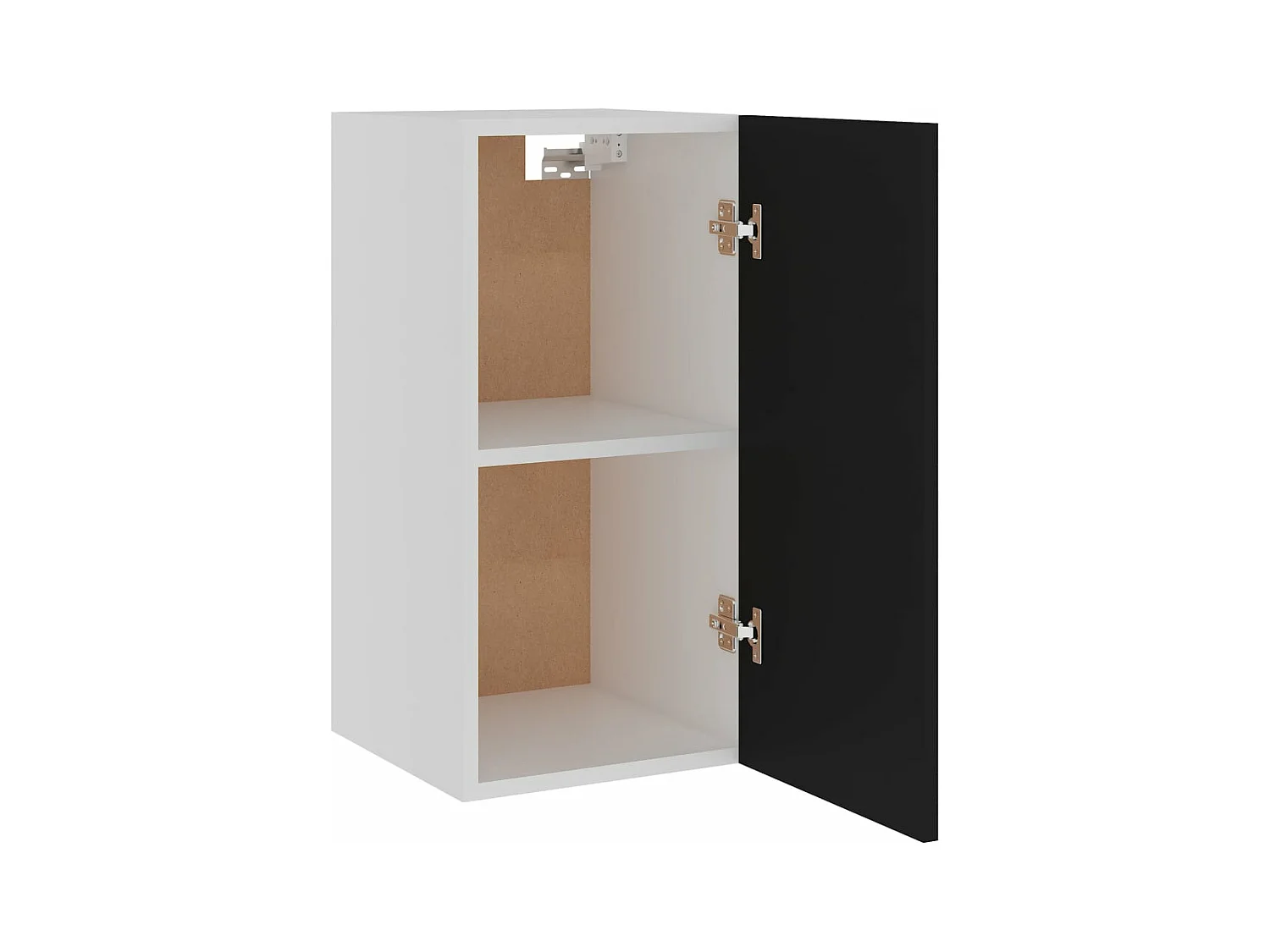 Armário de parede “Lyon” 29,5x31x60 cm derivados madeira preto