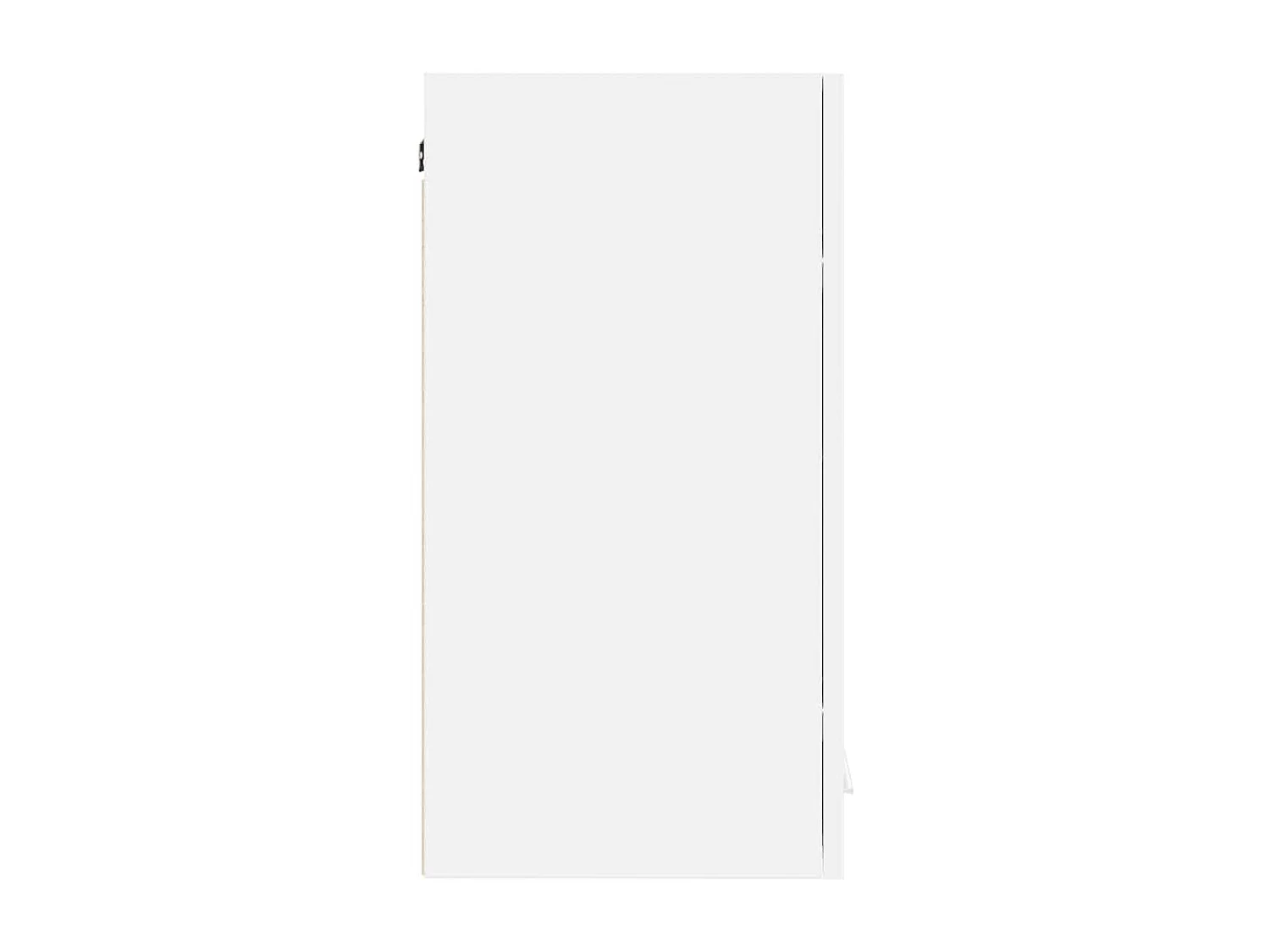 Hängeschrank Lyon Hochglanz-Weiß 60x31x60 cm Holzwerkstoff