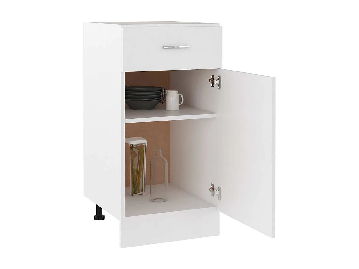 Armoire à tiroirs "Lyon" Blanc 40 x 46 x 81,5 cm Bois d'ingénierie