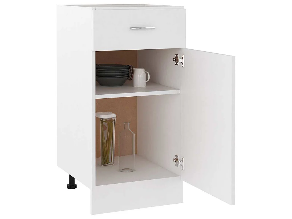 Armoire à tiroirs "Lyon" Blanc 40 x 46 x 81,5 cm Bois d'ingénierie