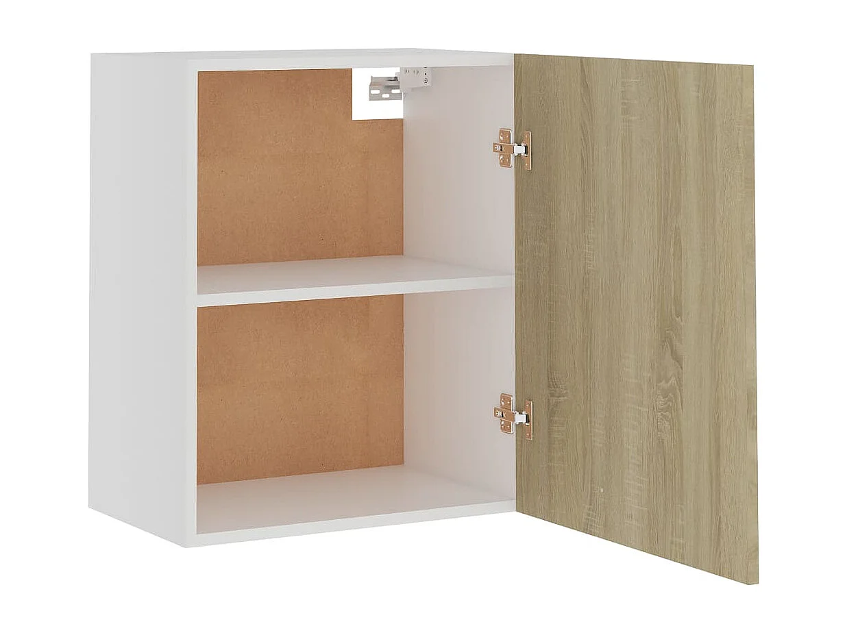 Hangkasten 2 st Lyon 50x31x60 cm sonoma eikenkleurig