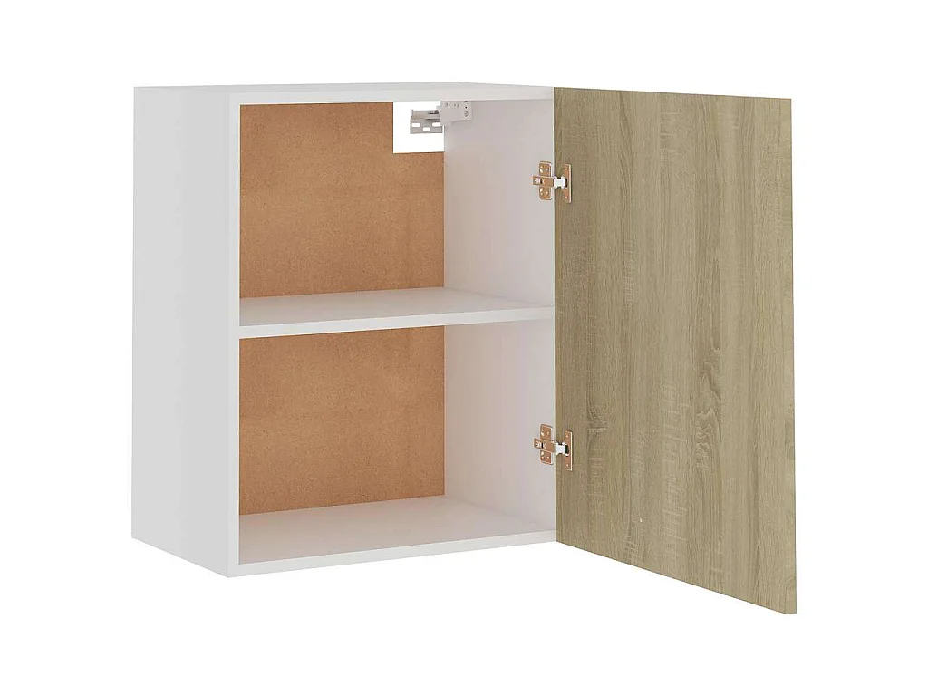 Armoires suspendues 2 pièces "Lyon" Chêne Sonoma 50x31x60 cm Bois d'ingénierie