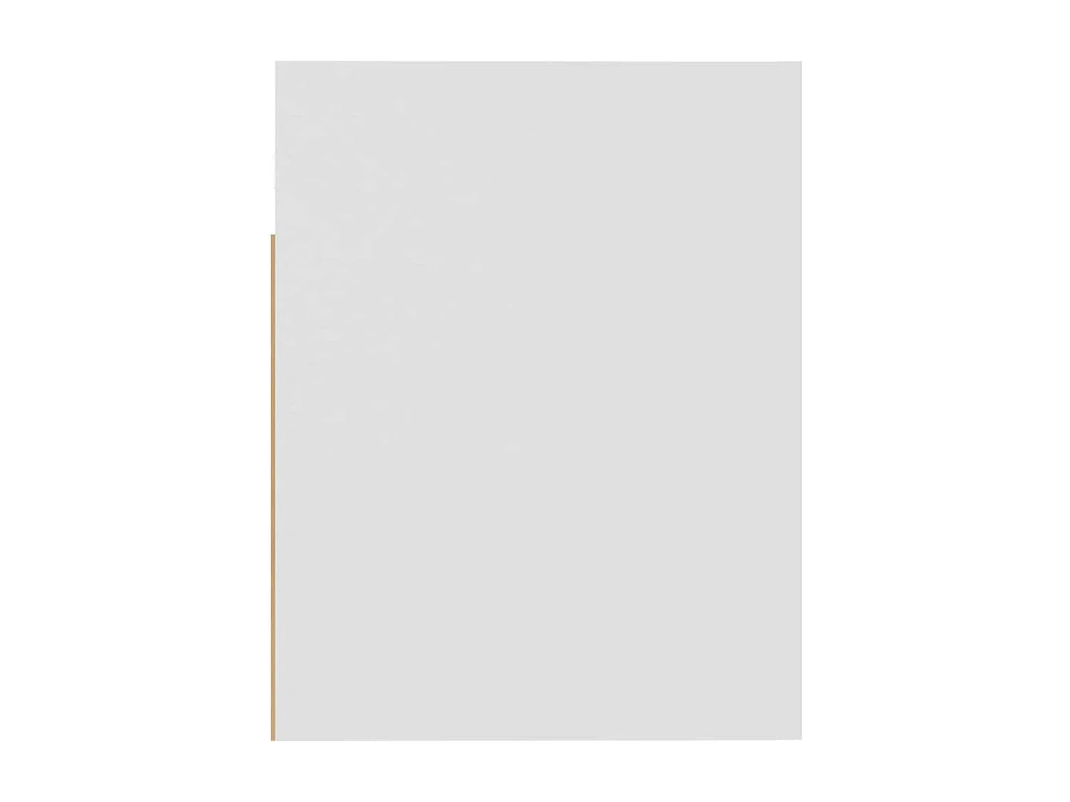 Hangkast Lyon 60x31x40 cm bewerkt hout wit