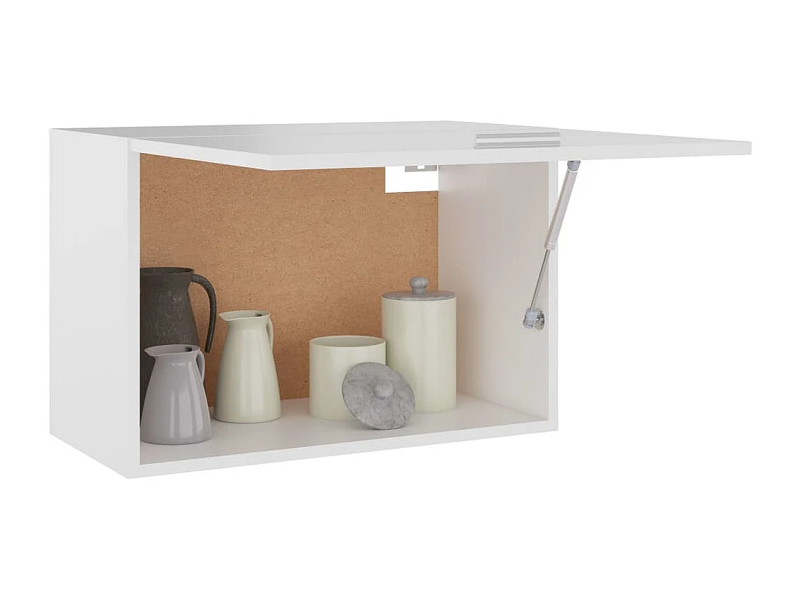 Hängeschrank Lyon Weiß 60x31x40 cm Holzwerkstoff