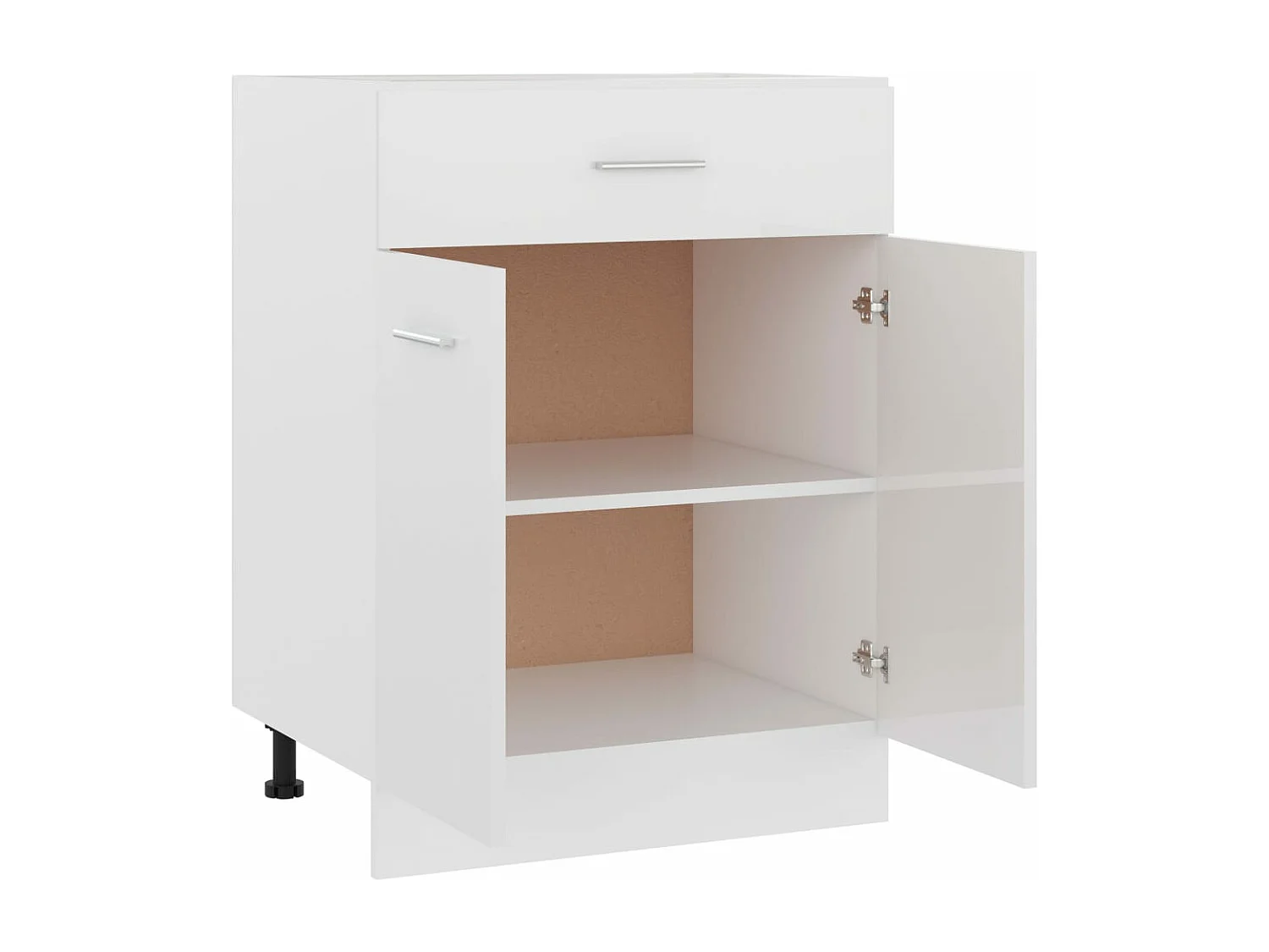 Armário inferior c/ gavetas “Lyon” derivados de madeira branco