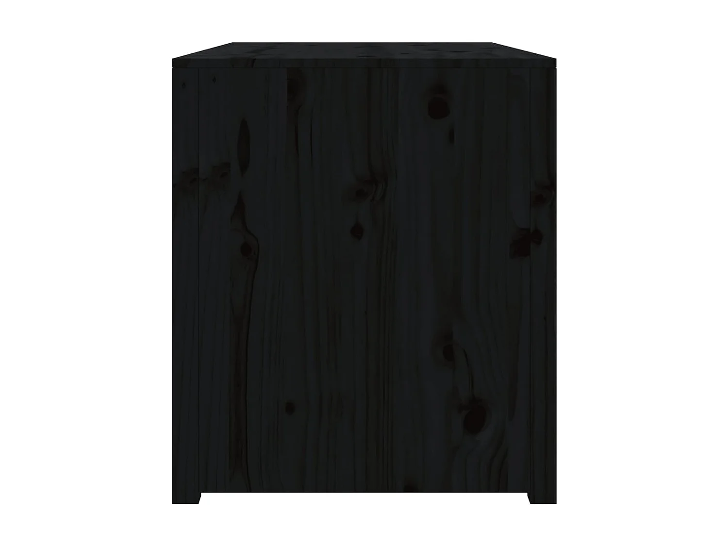 Armoire de cuisine d'extérieur noir 106x55x64cm bois pin massif