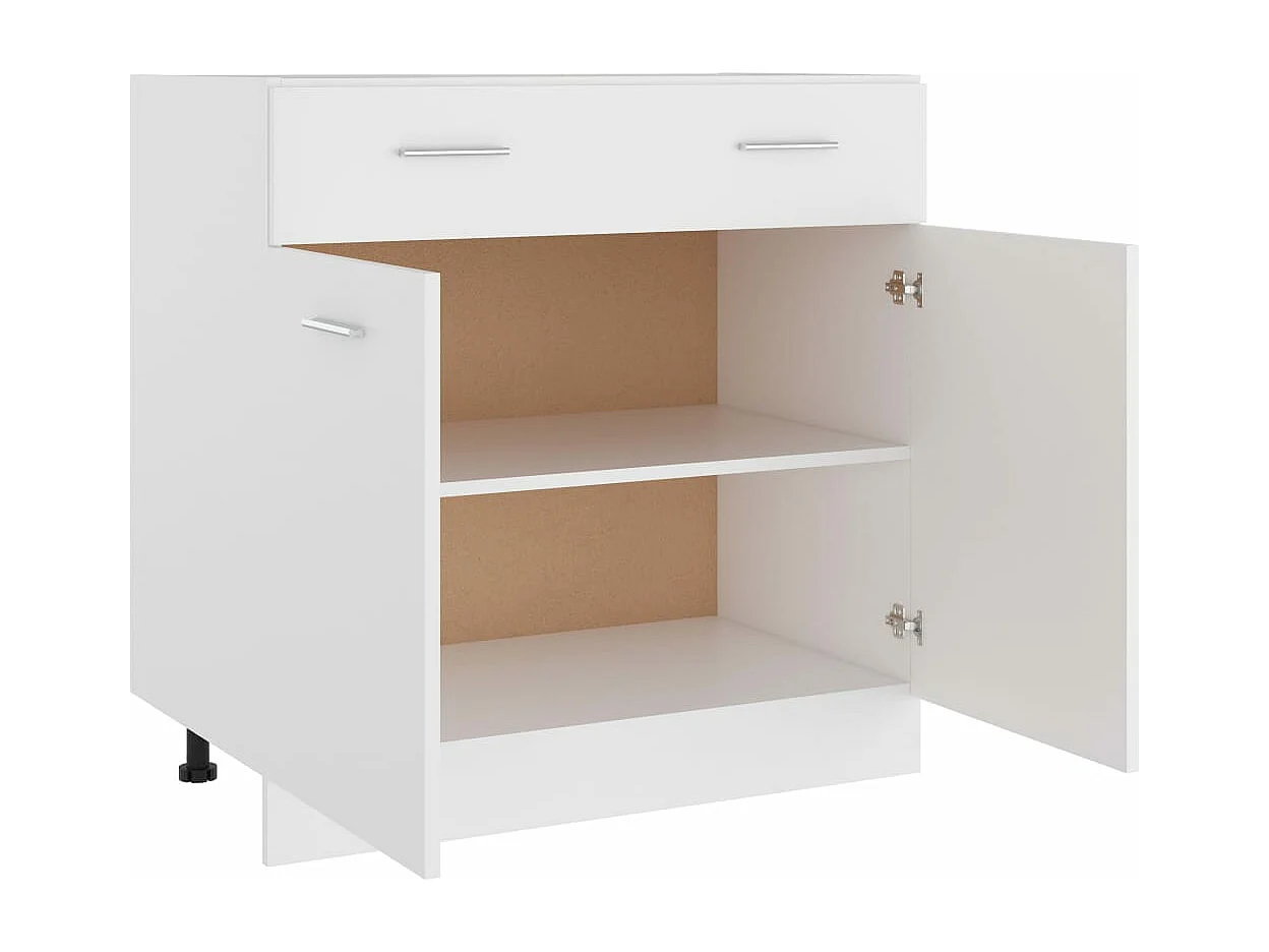 Cajón inferior "Lyon" blanco 80x46x81,5 cm Madera de ingeniería