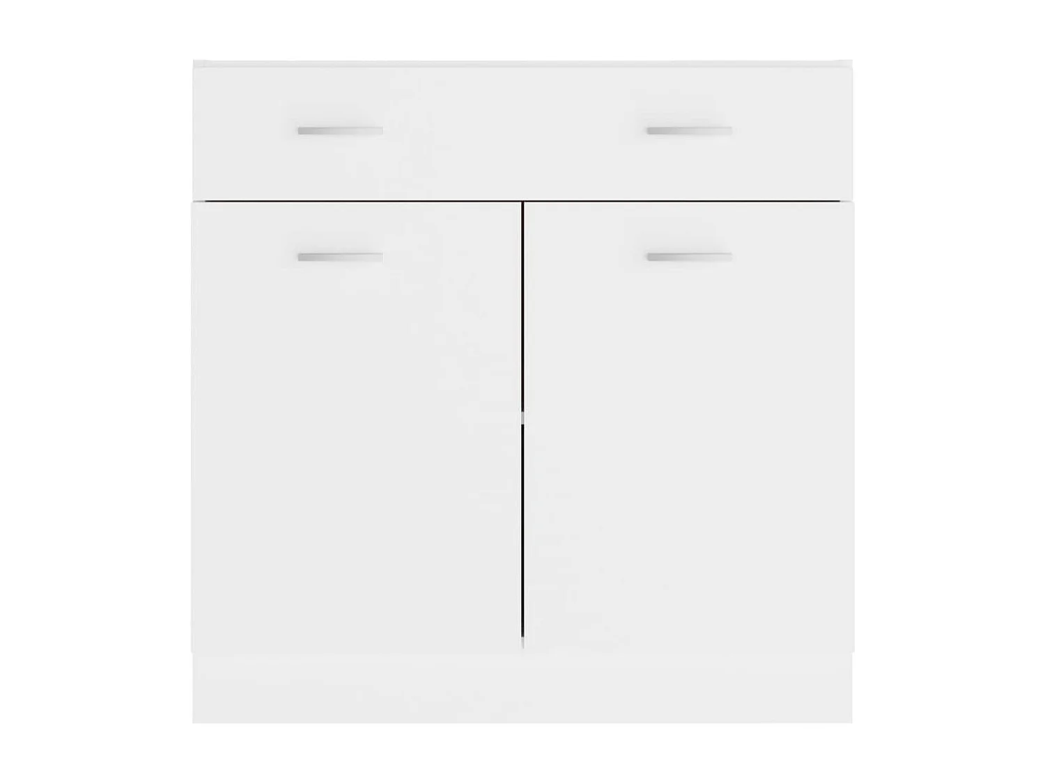 Armoire à tiroirs "Lyon" Blanc 80 x 46 x 81,5 cm Bois d'ingénierie