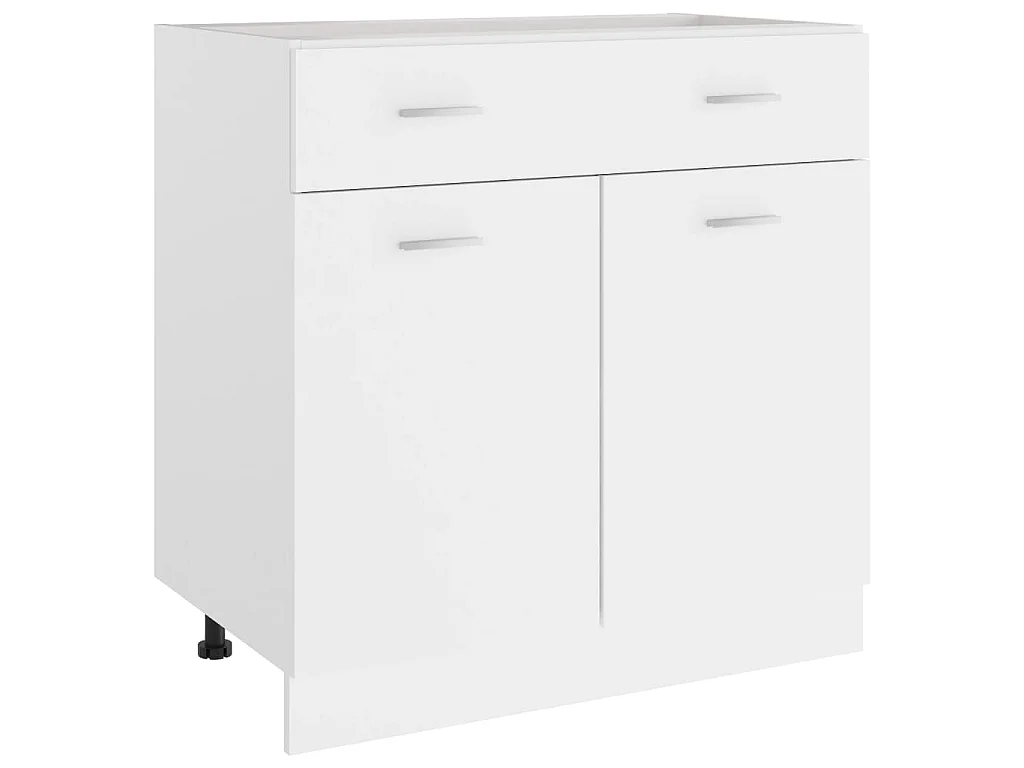 Armoire à tiroirs "Lyon" Blanc 80 x 46 x 81,5 cm Bois d'ingénierie